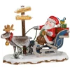 Hubrig Volkskunst Hubrig Miniaturen-Winterkinder Hurra Der Weihnachtsmann