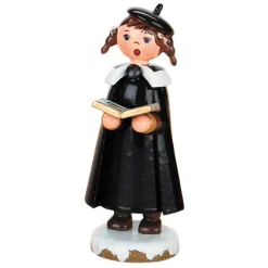 Hubrig Volkskunst Hubrig Miniaturen-Winterkinder Kurrendenmadchen Mit Zopfen Und Buch