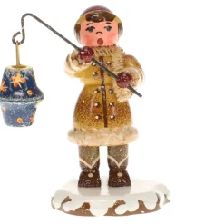 Hubrig Volkskunst Hubrig Miniaturen-Winterkinder Madchen Mit Sternhimmellampion