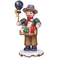Hubrig Volkskunst Hubrig Miniaturen-Winterkinder Spielwarenhandler