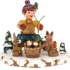 Hubrig Volkskunst Hubrig Miniaturen-Winterkinder Tiere Des Waldes