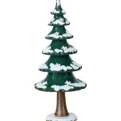 Hubrig Volkskunst Hubrig Miniaturen-Winterkinder Winterbaum Mit Schneekristall, 22 Cm