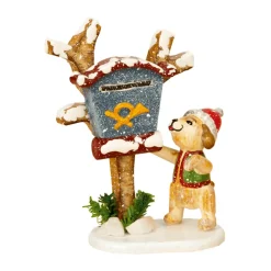 Hubrig Volkskunst Hubrig Miniaturen-Winterkinder Zeitungsbote