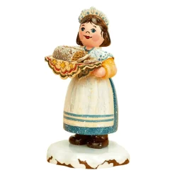 Hubrig Volkskunst Hubrig Miniaturen-Winterkinder Zuckerbackerin