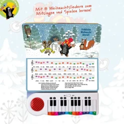Trötsch Verlag Spielzeug-Winter-Klavierbuch "Der Kleine Maulwurf"