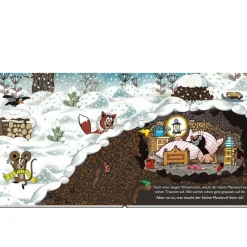 Trötsch Verlag Spielzeug-Winter-Spielebuch "Der Kleine Maulwurf"