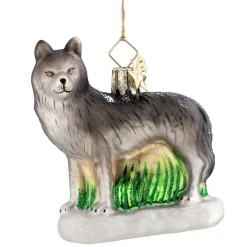 Poesie in Glas Baumschmuck Aus Glas-Wolf