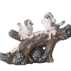 Käthe Wohlfahrt Standfiguren-Zwei Vogelchen Auf Winterast